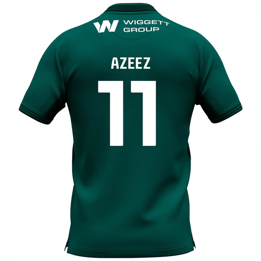 Niño Camiseta Femi Azeez #11 Verde 2ª Equipación 2024/25 La Camisa Perú