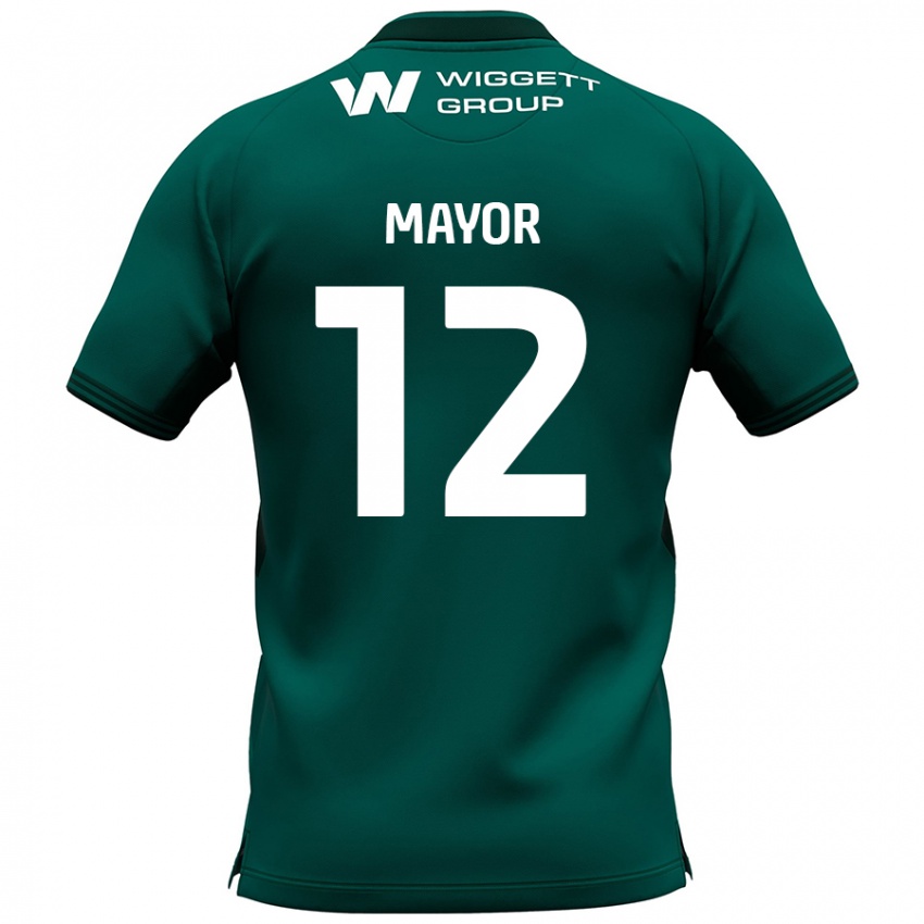 Niño Camiseta Adam Mayor #12 Verde 2ª Equipación 2024/25 La Camisa Perú