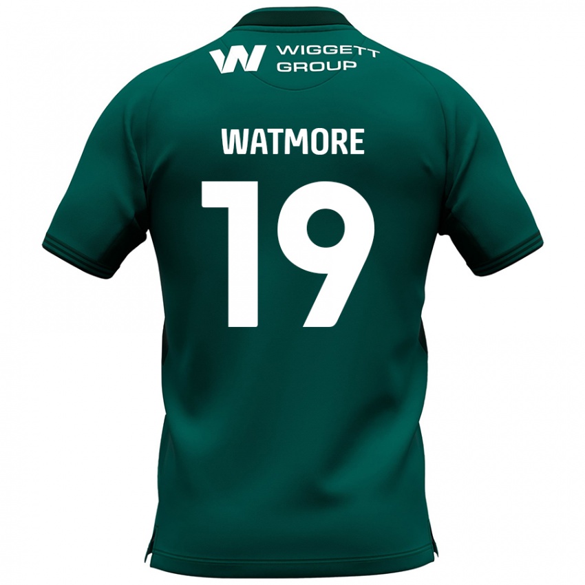 Niño Camiseta Duncan Watmore #19 Verde 2ª Equipación 2024/25 La Camisa Perú