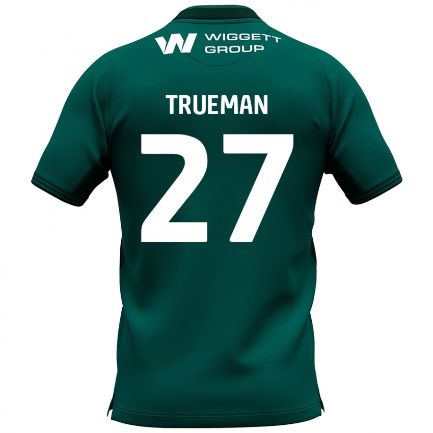 Niño Camiseta Connal Trueman #27 Verde 2ª Equipación 2024/25 La Camisa Perú