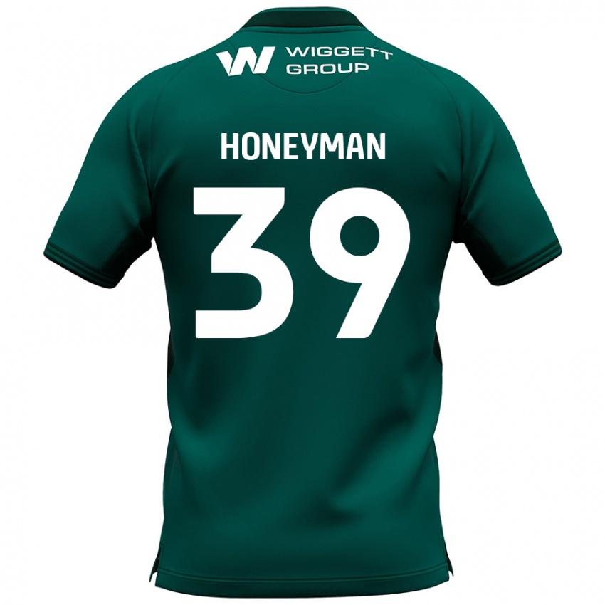 Niño Camiseta George Honeyman #39 Verde 2ª Equipación 2024/25 La Camisa Perú