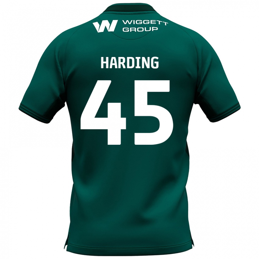 Niño Camiseta Wes Harding #45 Verde 2ª Equipación 2024/25 La Camisa Perú