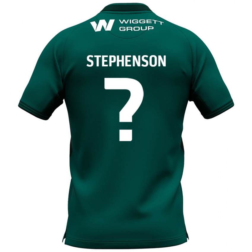 Niño Camiseta Joshua Stephenson #0 Verde 2ª Equipación 2024/25 La Camisa Perú