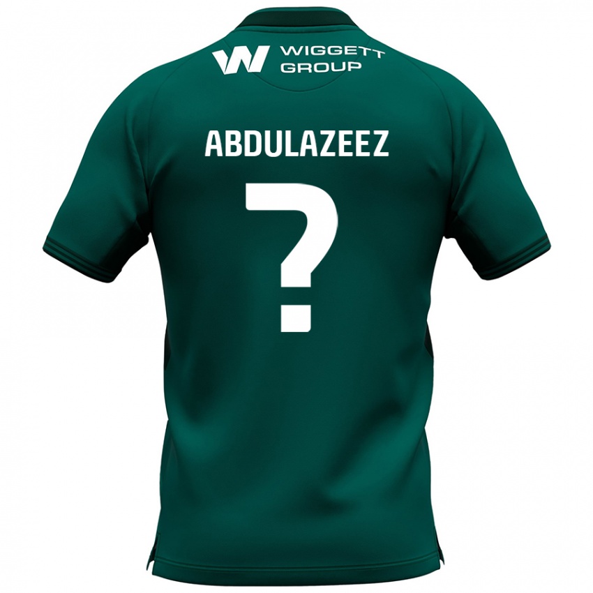 Niño Camiseta Abdulahi Abdulazeez #0 Verde 2ª Equipación 2024/25 La Camisa Perú