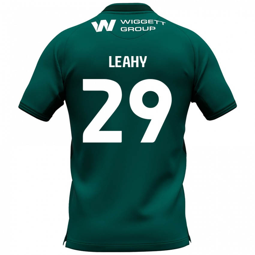 Niño Camiseta Tom Leahy #29 Verde 2ª Equipación 2024/25 La Camisa Perú