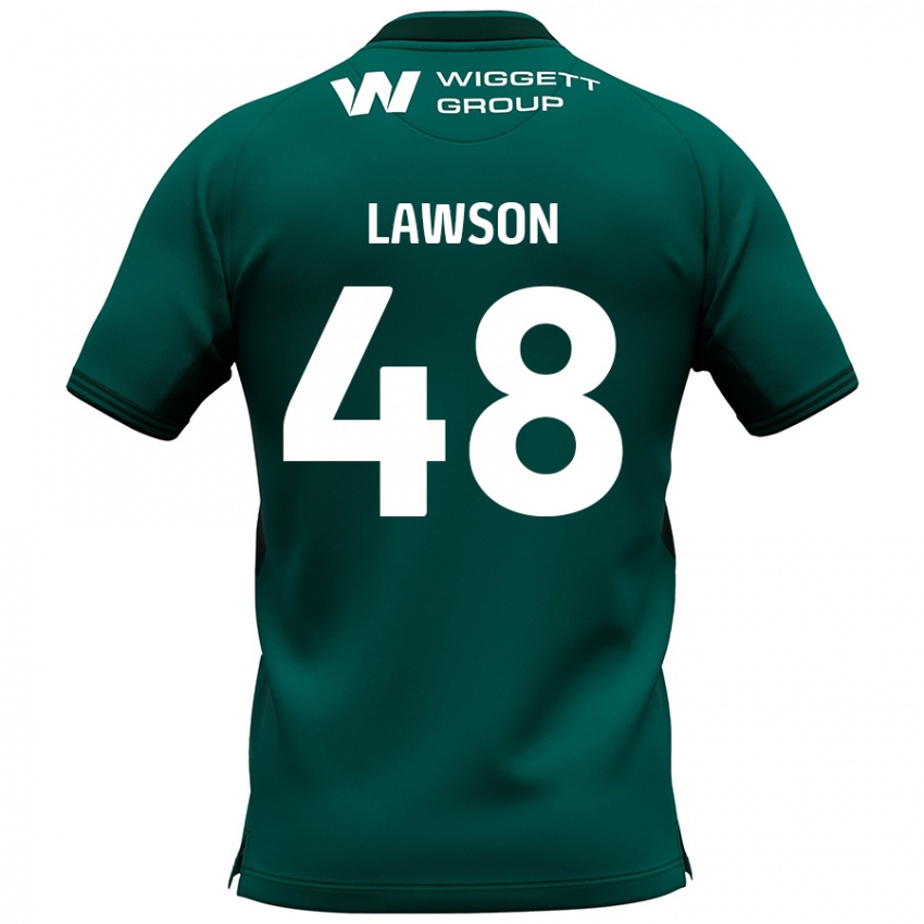 Niño Camiseta Sha'mar Lawson #48 Verde 2ª Equipación 2024/25 La Camisa Perú