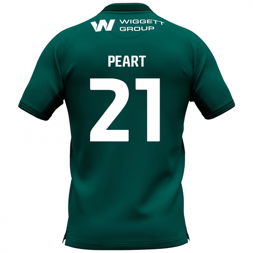 Niño Camiseta Kalani Peart #21 Verde 2ª Equipación 2024/25 La Camisa Perú