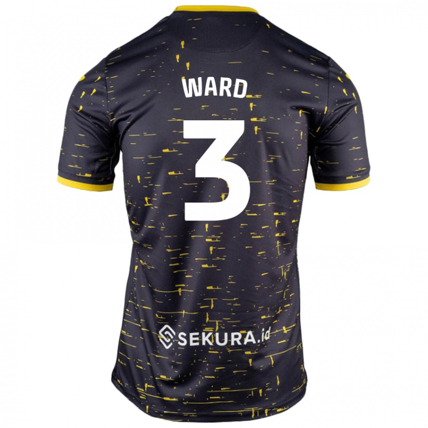 Niño Camiseta Summer Ward #3 Negro Amarillo 2ª Equipación 2024/25 La Camisa Perú