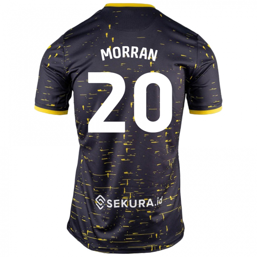 Niño Camiseta Eloise Morran #20 Negro Amarillo 2ª Equipación 2024/25 La Camisa Perú