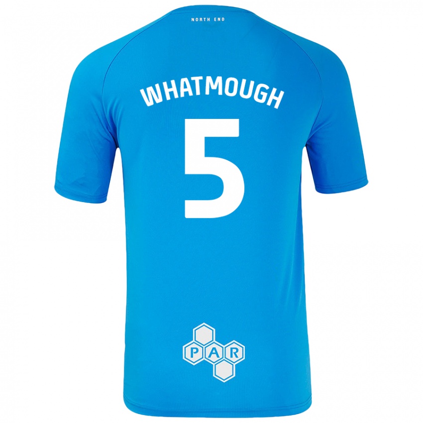 Niño Camiseta Jack Whatmough #5 Azul Cielo 2ª Equipación 2024/25 La Camisa Perú