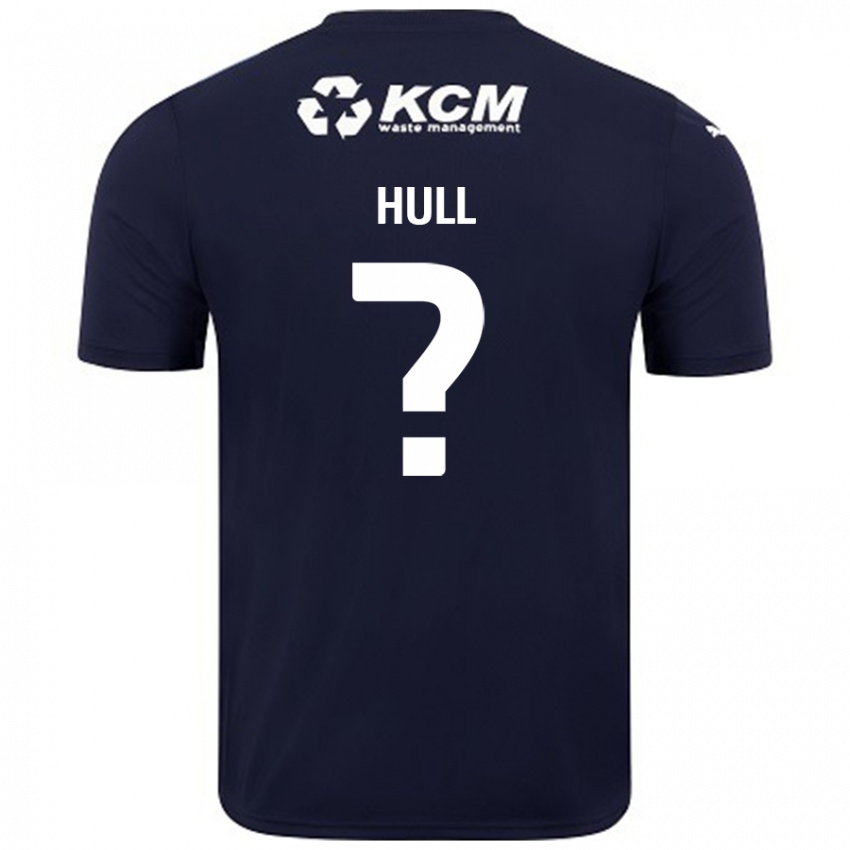 Niño Camiseta Jake Hull #0 Azul Marino 2ª Equipación 2024/25 La Camisa Perú