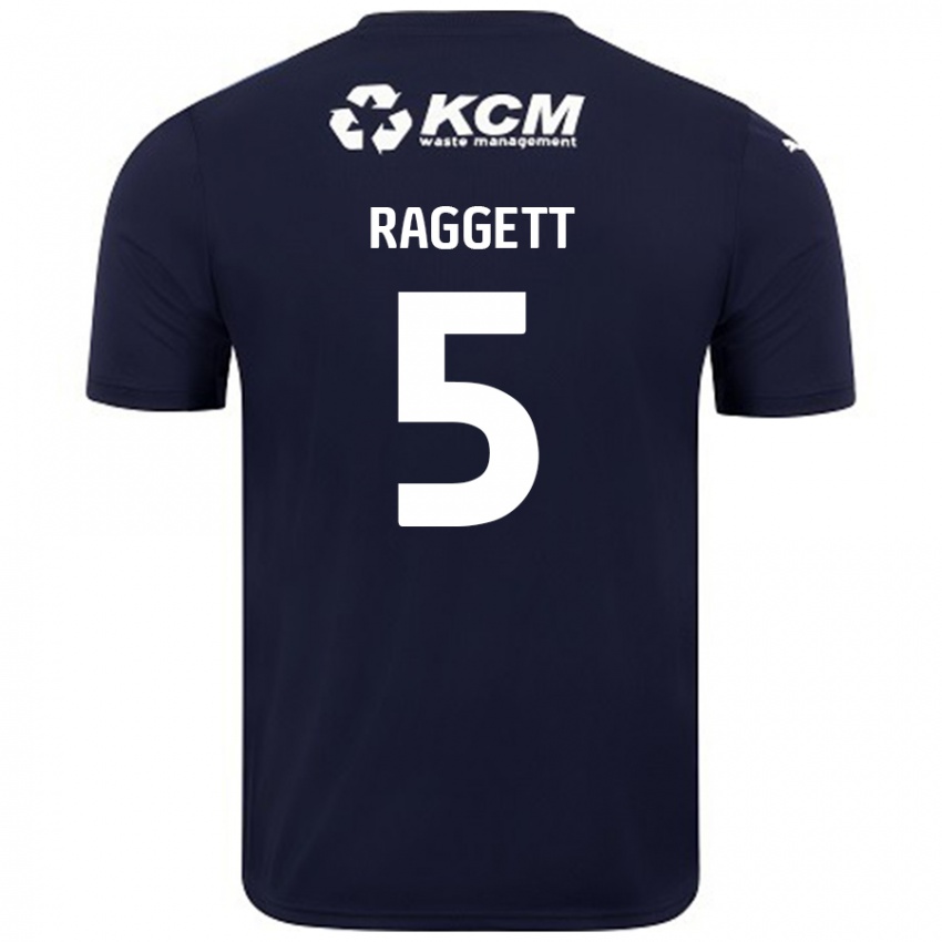 Niño Camiseta Sean Raggett #5 Azul Marino 2ª Equipación 2024/25 La Camisa Perú