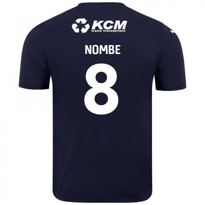 Niño Camiseta Sam Nombe #8 Azul Marino 2ª Equipación 2024/25 La Camisa Perú