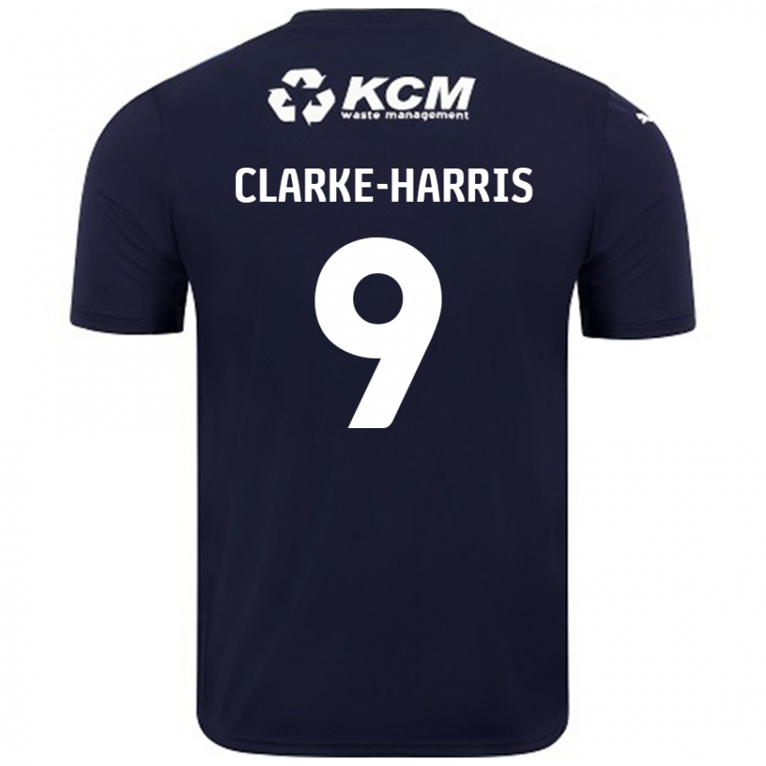 Niño Camiseta Jonson Clarke-Harris #9 Azul Marino 2ª Equipación 2024/25 La Camisa Perú