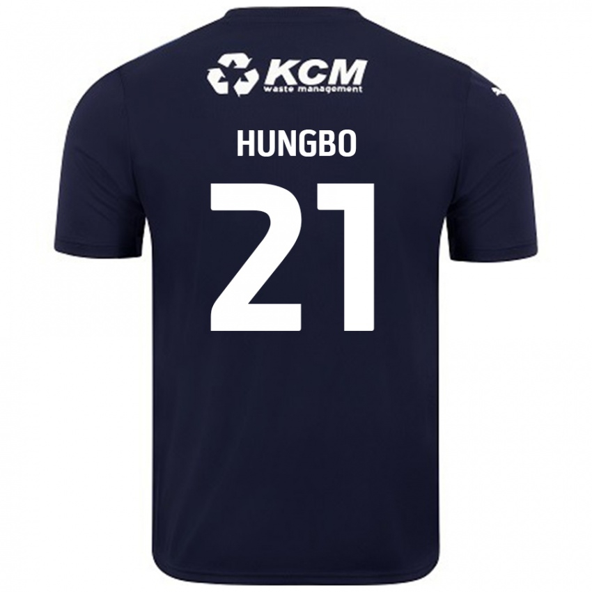 Niño Camiseta Joseph Hungbo #21 Azul Marino 2ª Equipación 2024/25 La Camisa Perú