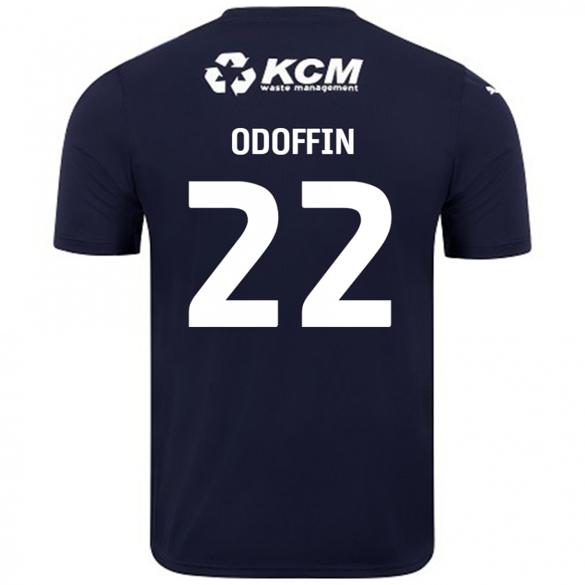 Niño Camiseta Hakeem Odoffin #22 Azul Marino 2ª Equipación 2024/25 La Camisa Perú