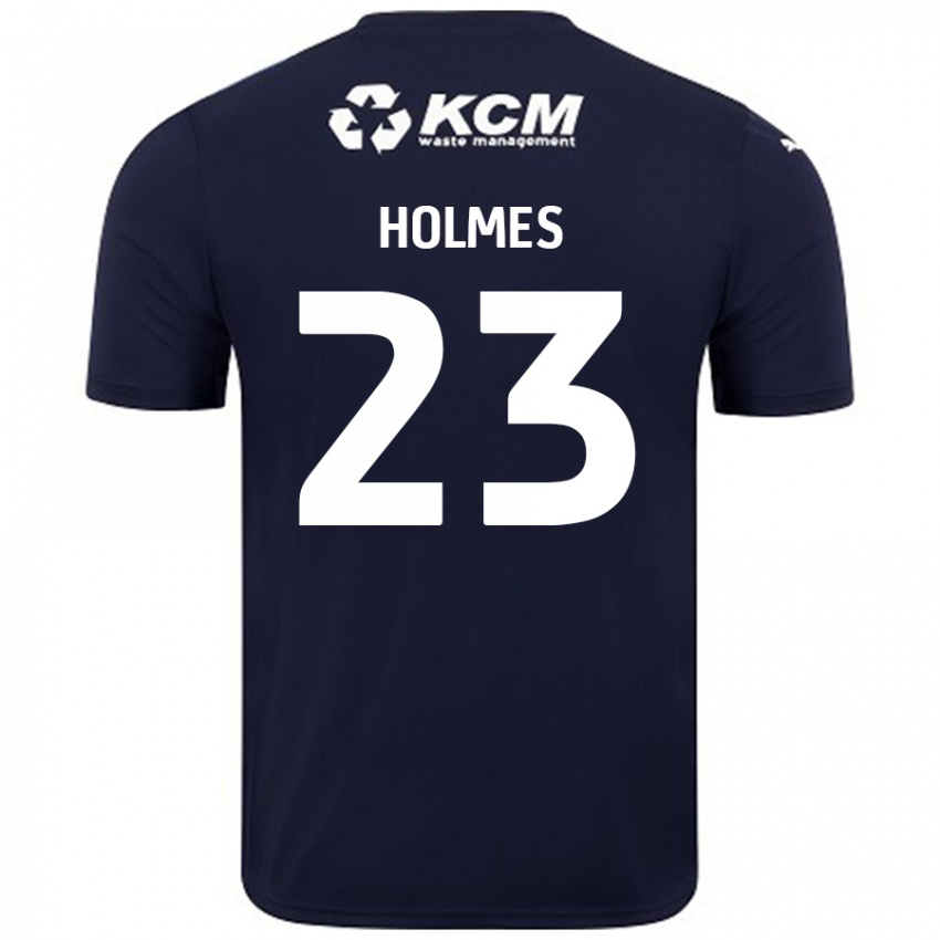 Niño Camiseta Jack Holmes #23 Azul Marino 2ª Equipación 2024/25 La Camisa Perú