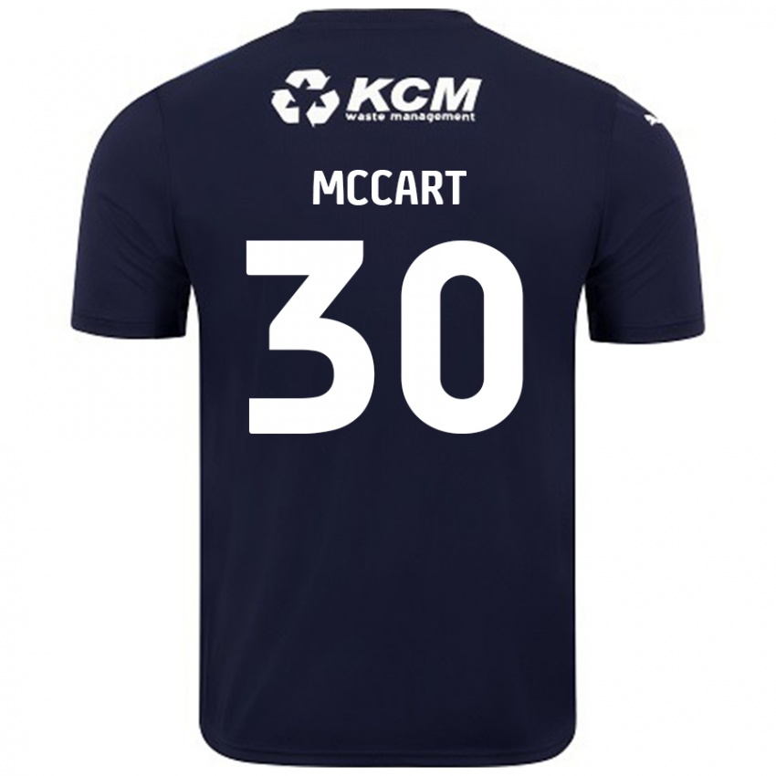 Niño Camiseta Jamie Mccart #30 Azul Marino 2ª Equipación 2024/25 La Camisa Perú