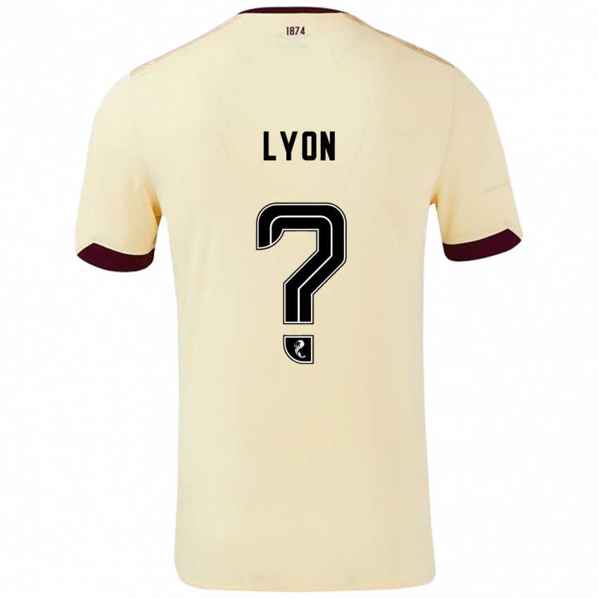 Niño Camiseta Jack Lyon #0 Crema Burdeos 2ª Equipación 2024/25 La Camisa Perú