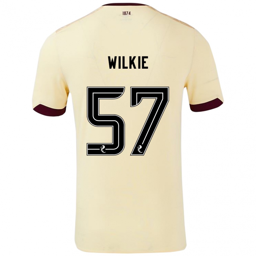 Niño Camiseta Coupar Wilkie #57 Crema Burdeos 2ª Equipación 2024/25 La Camisa Perú