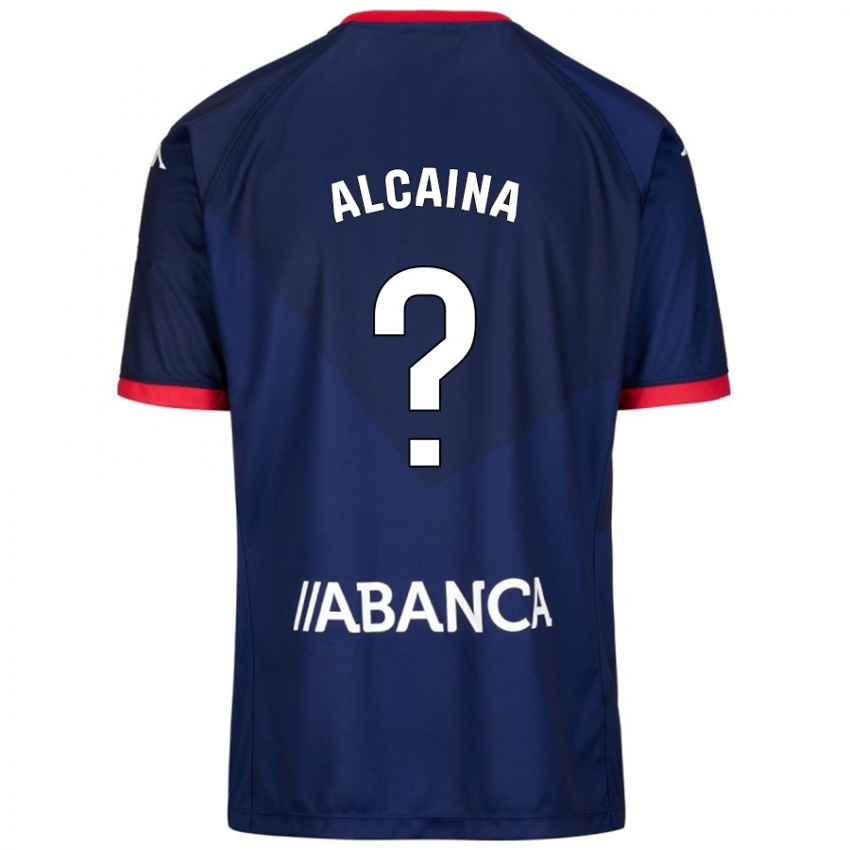 Niño Camiseta Raúl Alcaina #0 Azul Marino 2ª Equipación 2024/25 La Camisa Perú