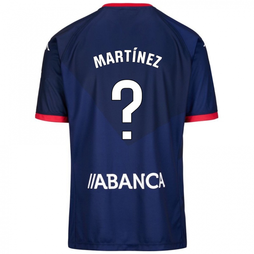 Niño Camiseta Pablo Martínez #4 Azul Marino 2ª Equipación 2024/25 La Camisa Perú