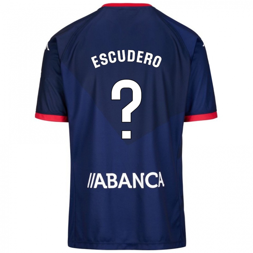 Niño Camiseta Sergio Escudero #18 Azul Marino 2ª Equipación 2024/25 La Camisa Perú