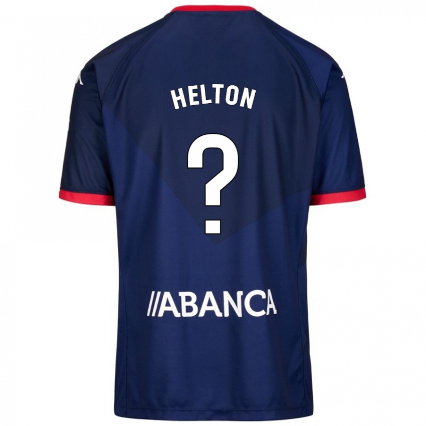 Niño Camiseta Helton Leite #25 Azul Marino 2ª Equipación 2024/25 La Camisa Perú