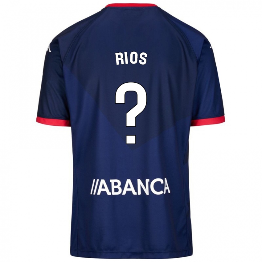 Niño Camiseta Hugo Rios #0 Azul Marino 2ª Equipación 2024/25 La Camisa Perú