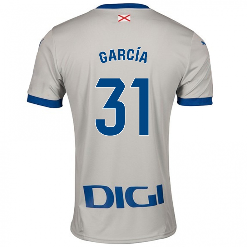 Niño Camiseta Gaizka García #31 Gris Claro 2ª Equipación 2024/25 La Camisa Perú