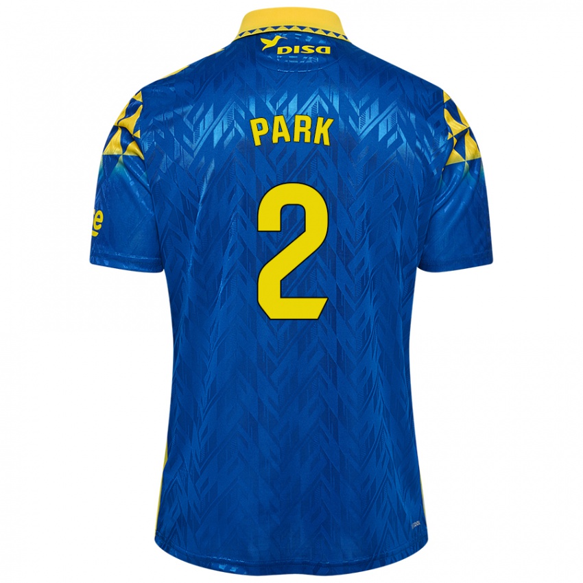 Niño Camiseta Marvin Park #2 Azul Amarillo 2ª Equipación 2024/25 La Camisa Perú