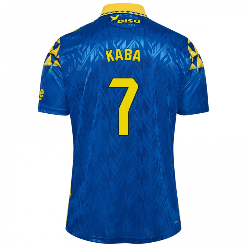 Niño Camiseta Sory Kaba #7 Azul Amarillo 2ª Equipación 2024/25 La Camisa Perú