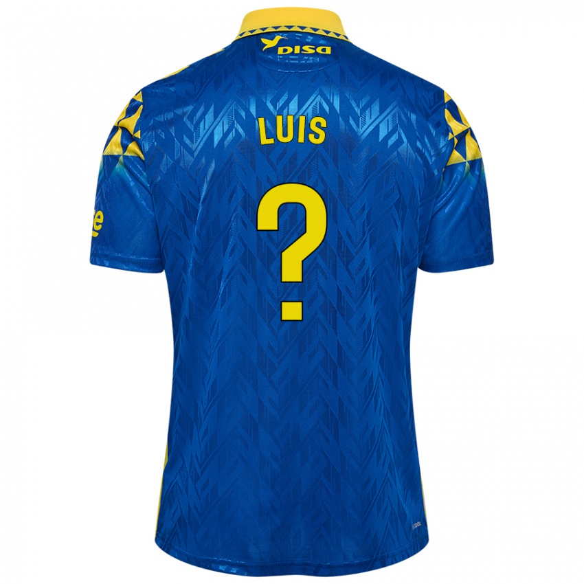 Niño Camiseta Ryan Luis #0 Azul Amarillo 2ª Equipación 2024/25 La Camisa Perú