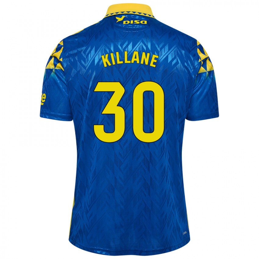 Niño Camiseta Álvaro Killane #30 Azul Amarillo 2ª Equipación 2024/25 La Camisa Perú