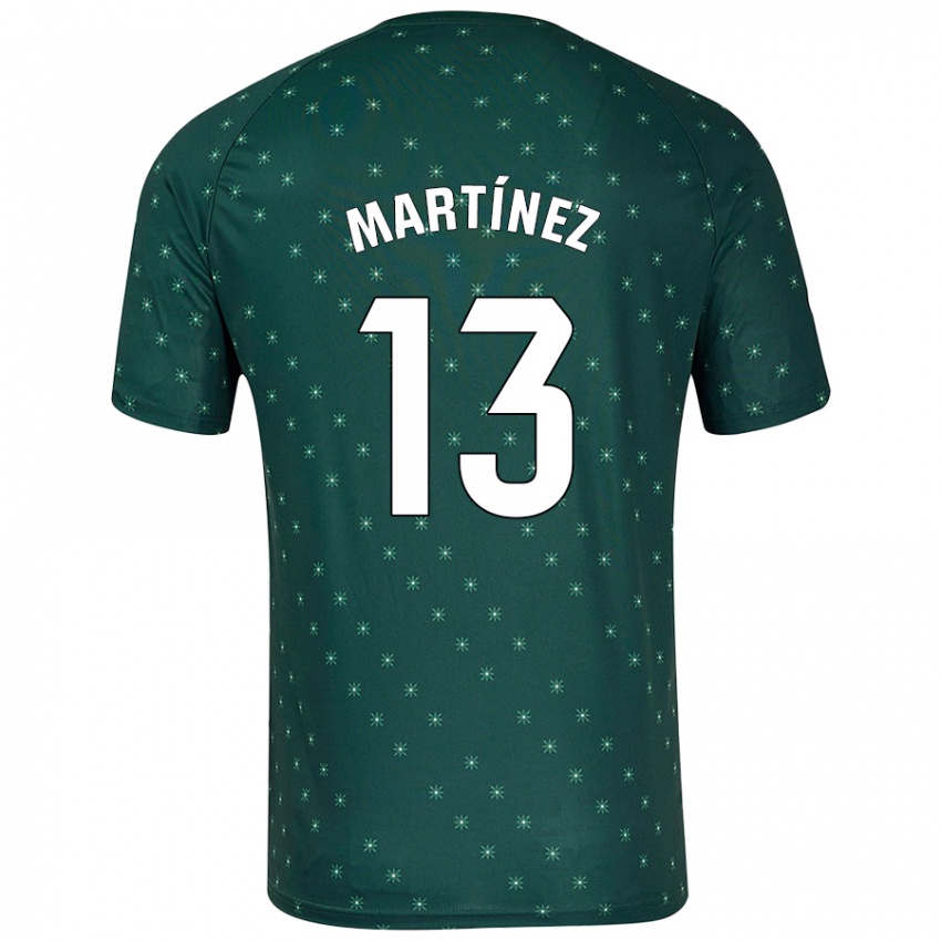 Niño Camiseta Fernando Martínez #13 Verde Oscuro 2ª Equipación 2024/25 La Camisa Perú