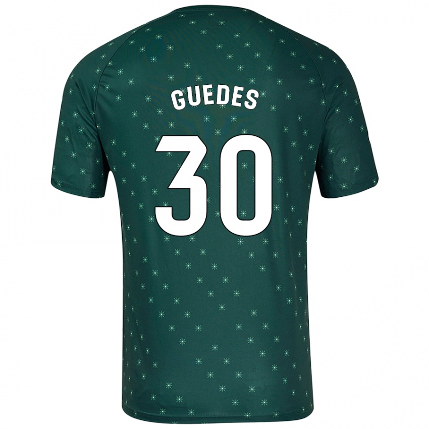 Niño Camiseta Gui Guedes #30 Verde Oscuro 2ª Equipación 2024/25 La Camisa Perú