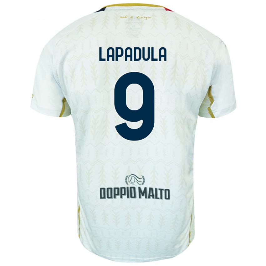 Niño Camiseta Gianluca Lapadula #9 Blanco 2ª Equipación 2024/25 La Camisa Perú