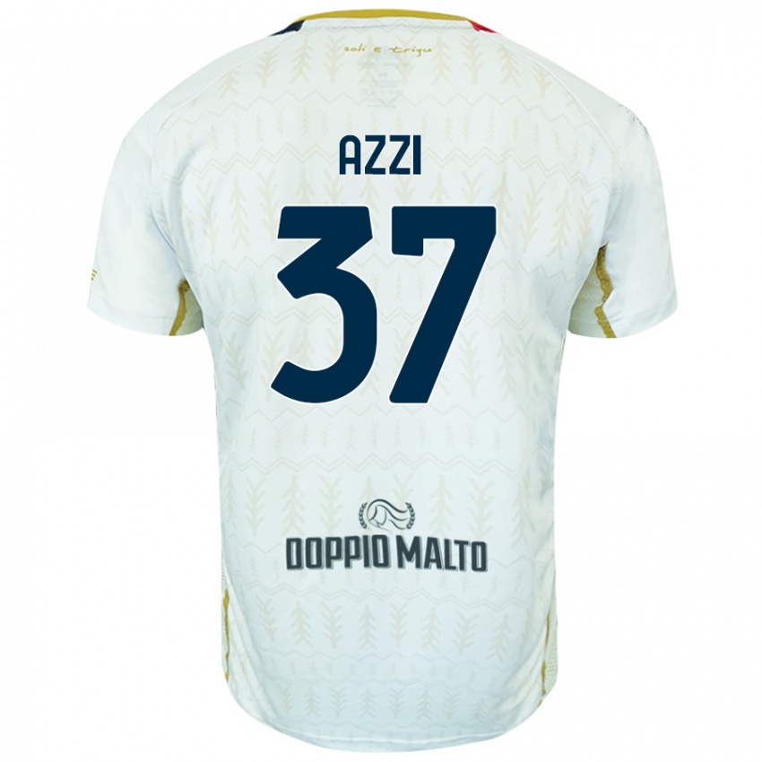 Niño Camiseta Paulo Azzi #37 Blanco 2ª Equipación 2024/25 La Camisa Perú