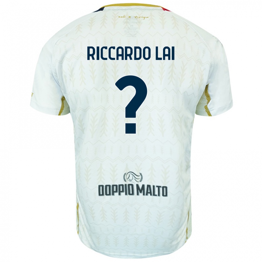 Niño Camiseta Riccardo Lai #0 Blanco 2ª Equipación 2024/25 La Camisa Perú