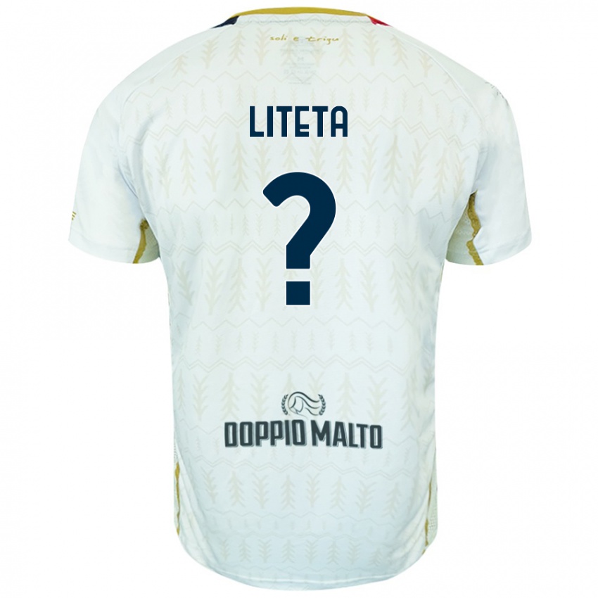 Niño Camiseta Joseph Liteta #0 Blanco 2ª Equipación 2024/25 La Camisa Perú