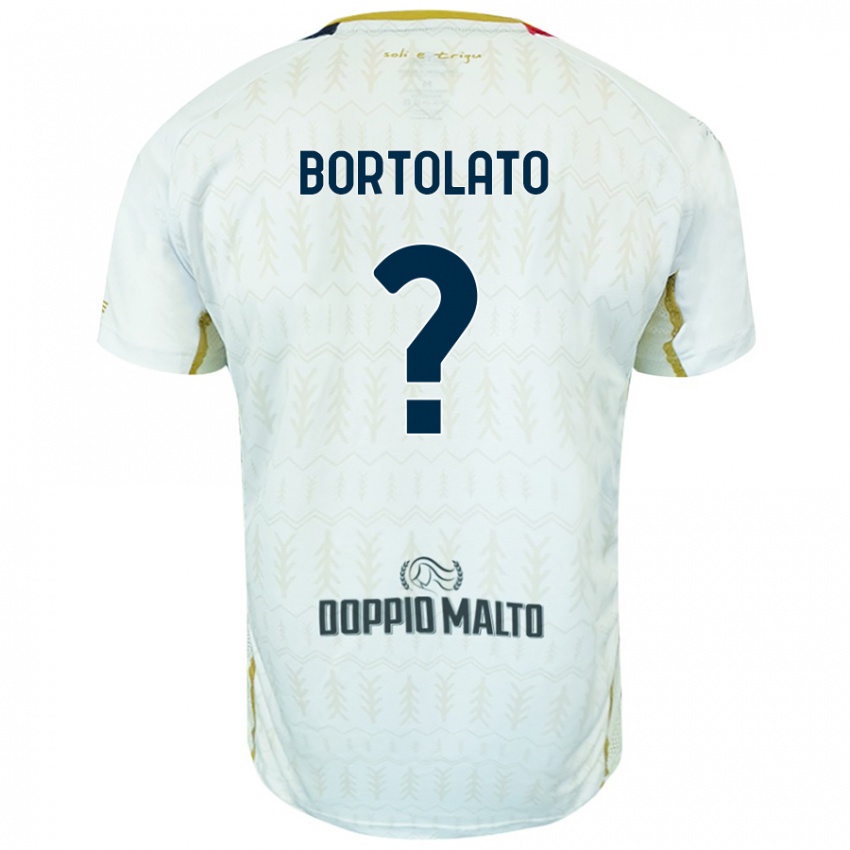 Niño Camiseta Filippo Bortolato #0 Blanco 2ª Equipación 2024/25 La Camisa Perú