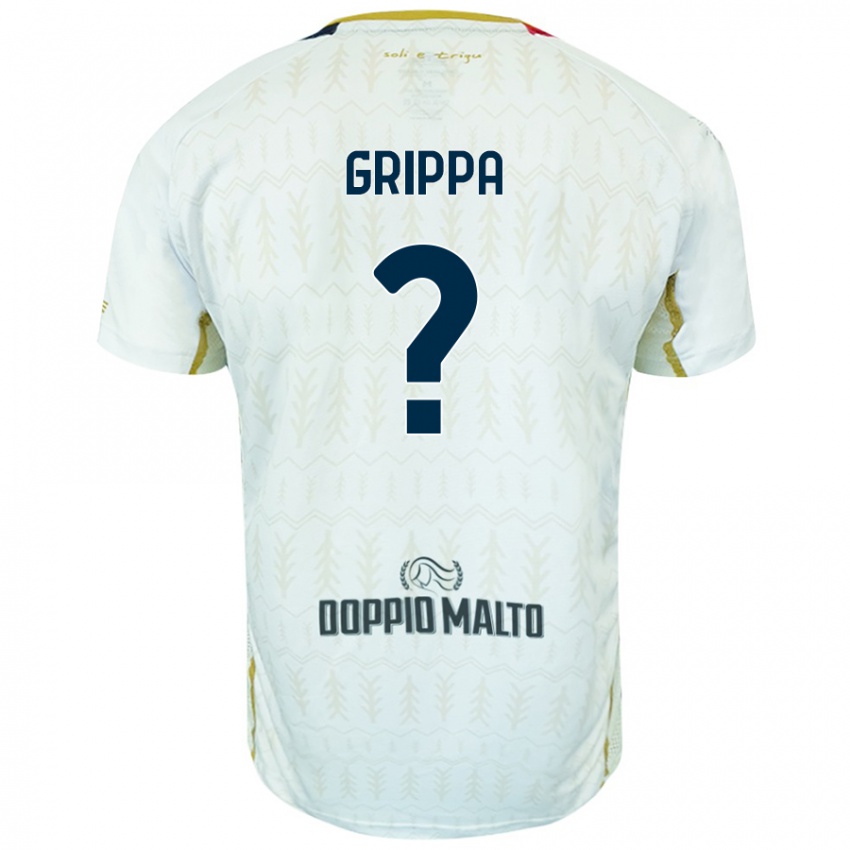 Niño Camiseta Giosuè Grippa #0 Blanco 2ª Equipación 2024/25 La Camisa Perú