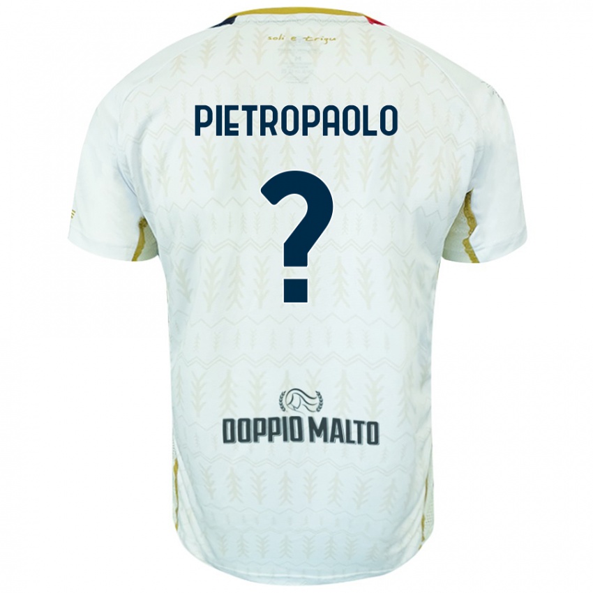 Niño Camiseta Mario Pietropaolo #0 Blanco 2ª Equipación 2024/25 La Camisa Perú