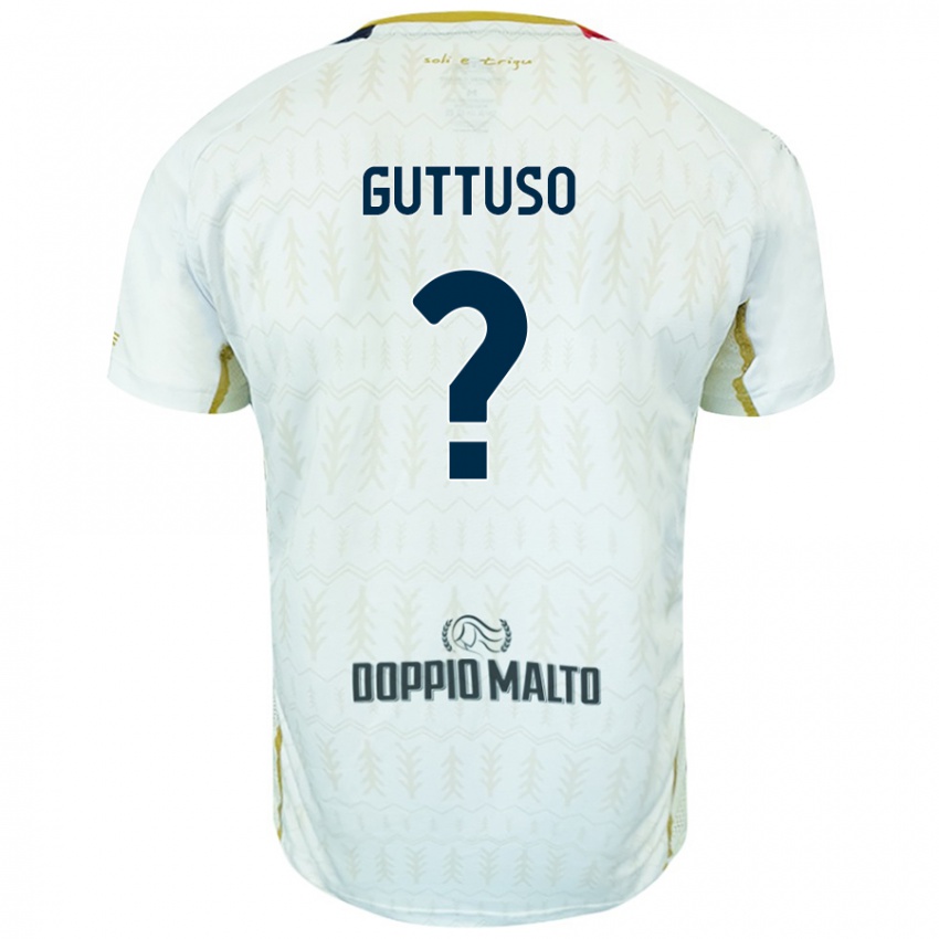 Niño Camiseta Iacopo Guttuso #0 Blanco 2ª Equipación 2024/25 La Camisa Perú