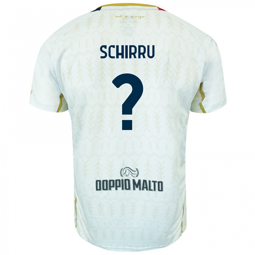 Niño Camiseta Andrea Schirru #0 Blanco 2ª Equipación 2024/25 La Camisa Perú