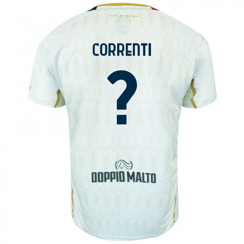 Niño Camiseta Gabriele Correnti #0 Blanco 2ª Equipación 2024/25 La Camisa Perú