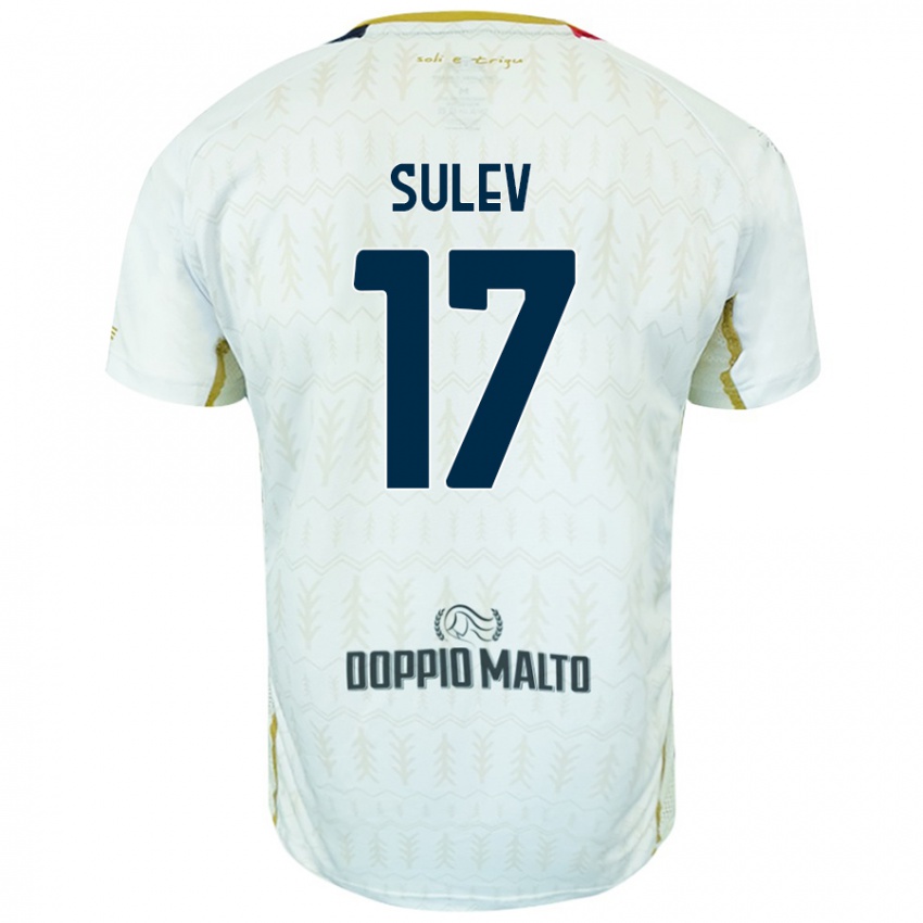 Niño Camiseta Ivan Sulev #17 Blanco 2ª Equipación 2024/25 La Camisa Perú