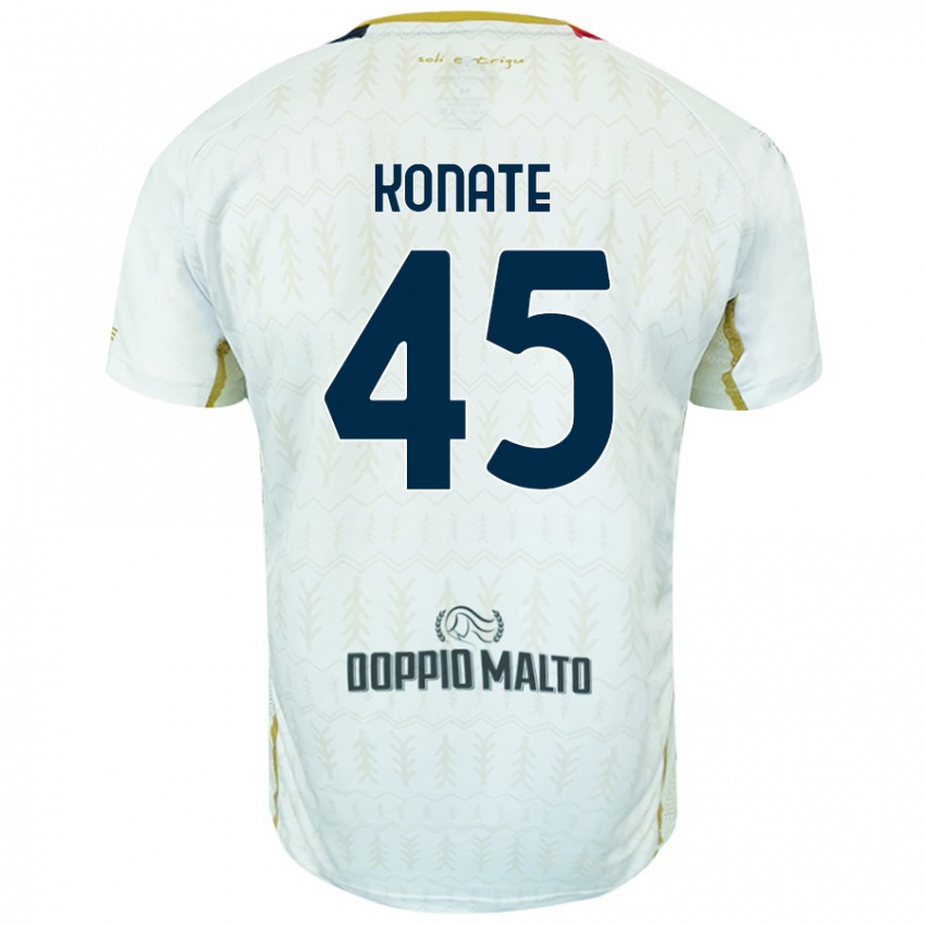 Niño Camiseta Ismael Konate #45 Blanco 2ª Equipación 2024/25 La Camisa Perú