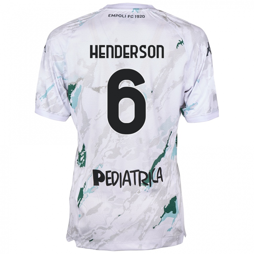 Niño Camiseta Liam Henderson #6 Gris 2ª Equipación 2024/25 La Camisa Perú