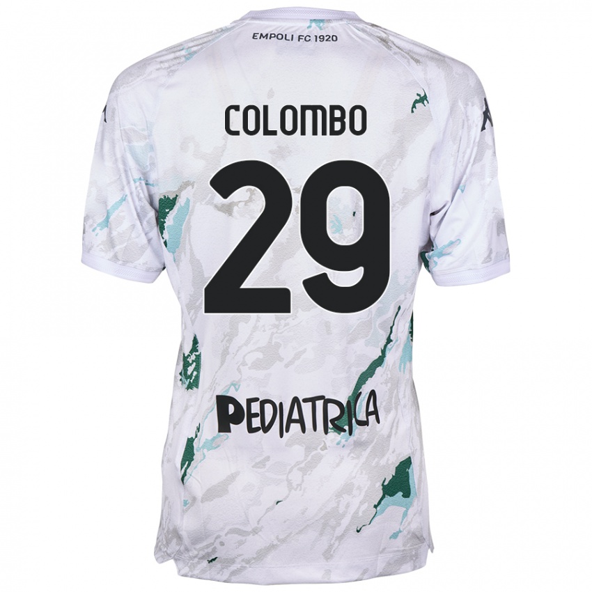 Niño Camiseta Lorenzo Colombo #29 Gris 2ª Equipación 2024/25 La Camisa Perú